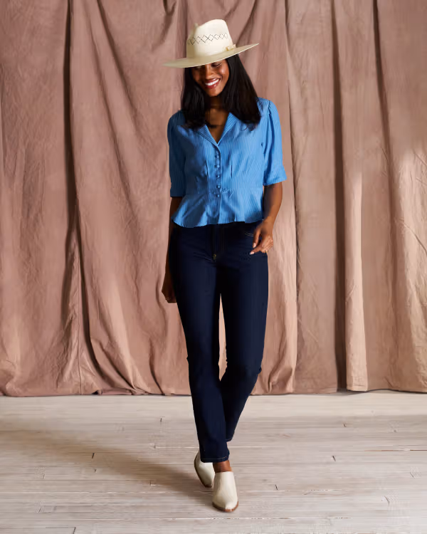 Women's Mid-Rise Stovepipe Jeans