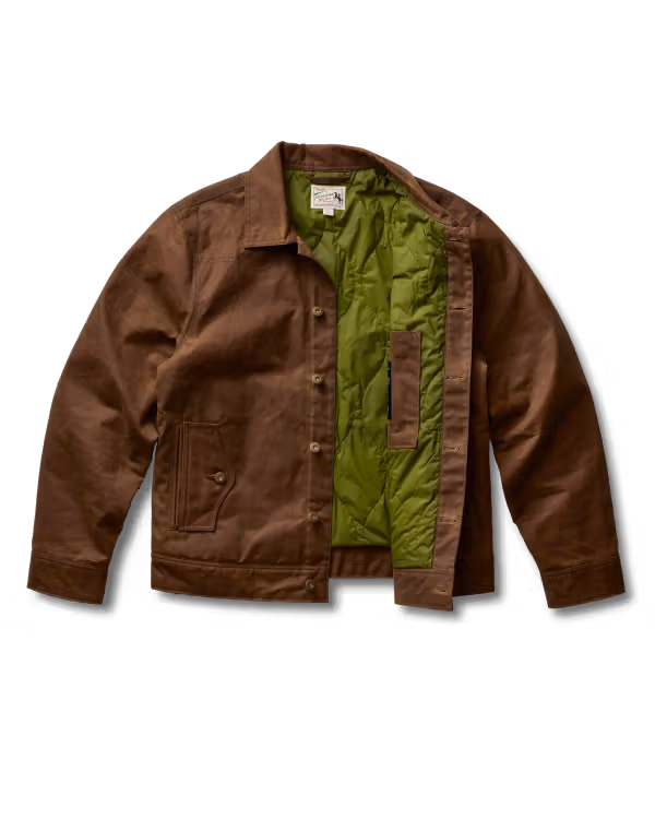Men's Buckaroo Waxed Canvas Trucker Jacket