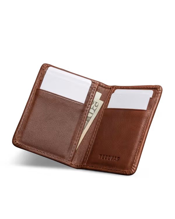 Cowhide Bifold Card Case