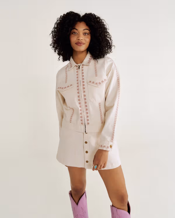 Women's Embroidered Mechanic's Jacket