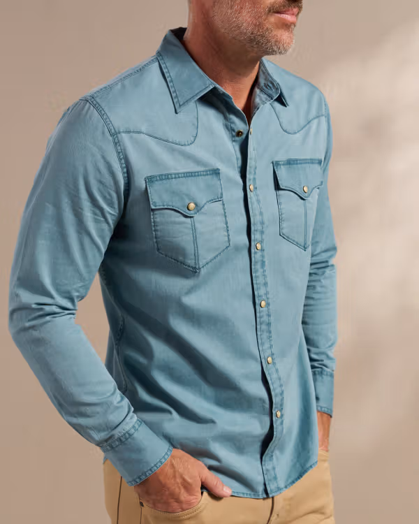 Men's Flying-T Thorn Stopper Pearl Snap