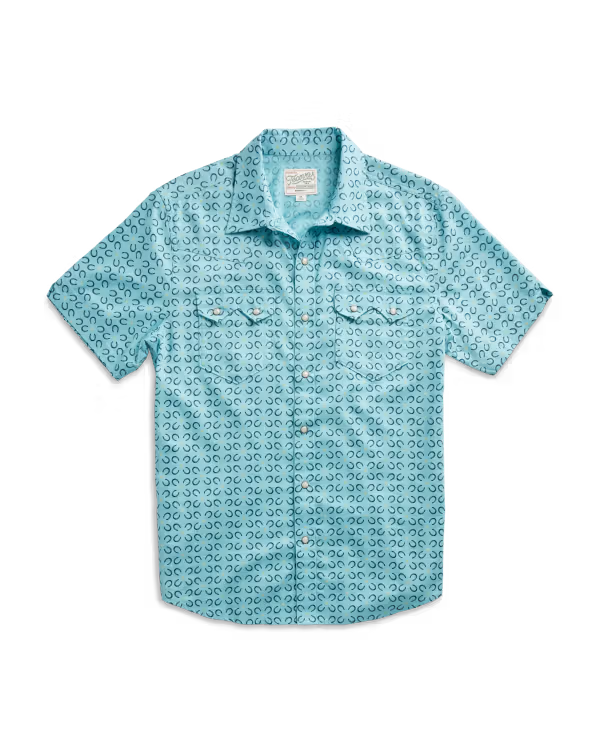 Men's Sawtooth Short Sleeve Pearl Snap