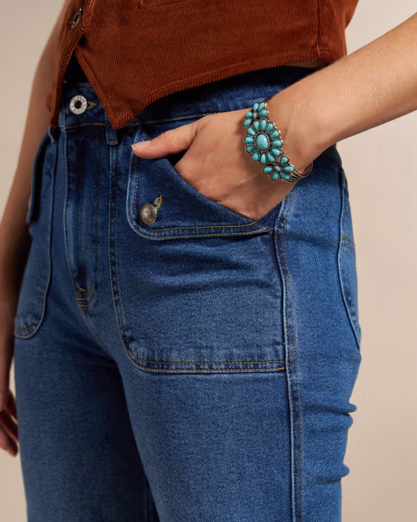 Women's High-Rise Flare Jeans