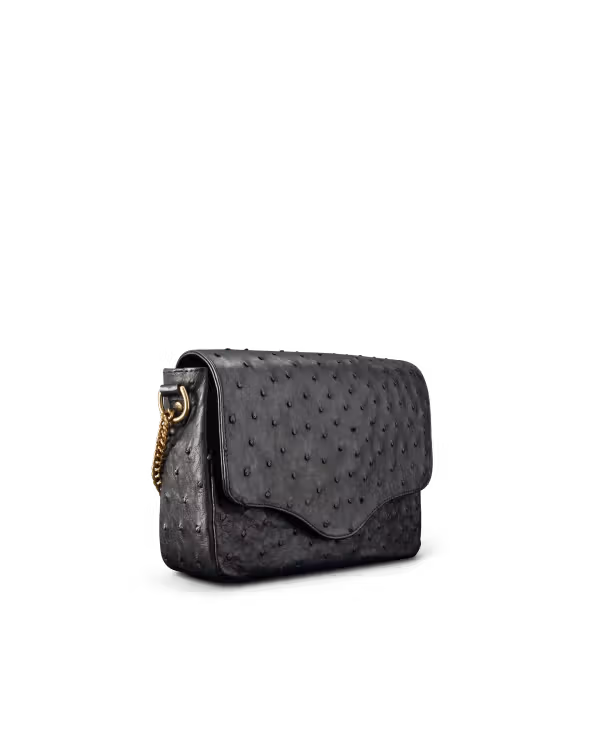 Ostrich Shoulder Bag
