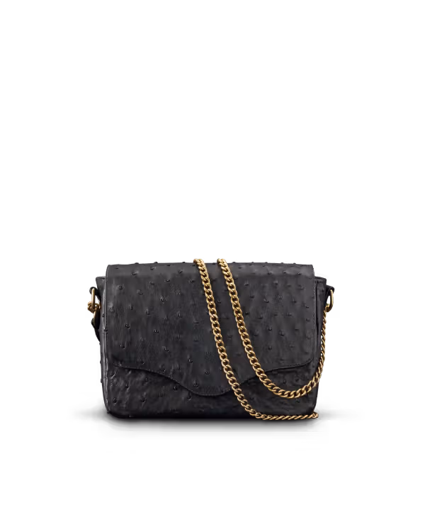 Ostrich Shoulder Bag