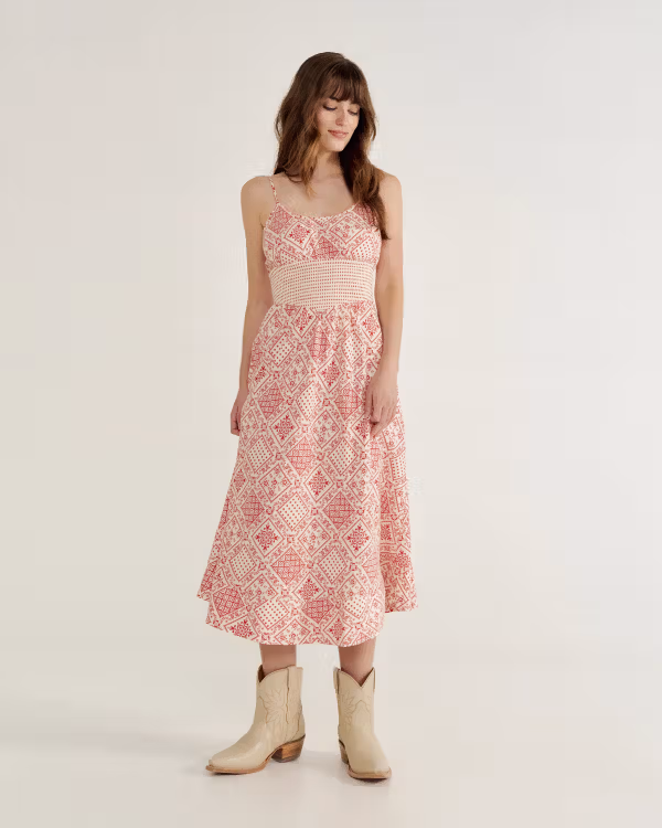 Women's Tiered Midi Dress