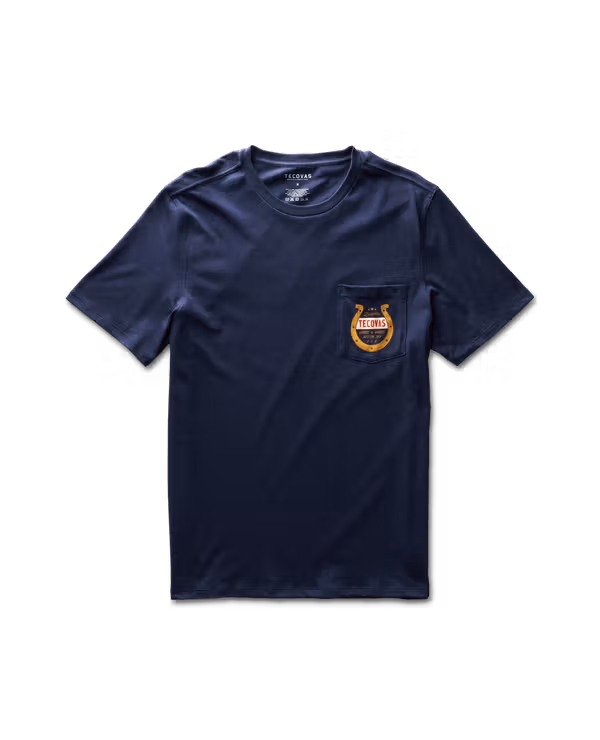 Men's Lucky Horseshoe Pocket Tee