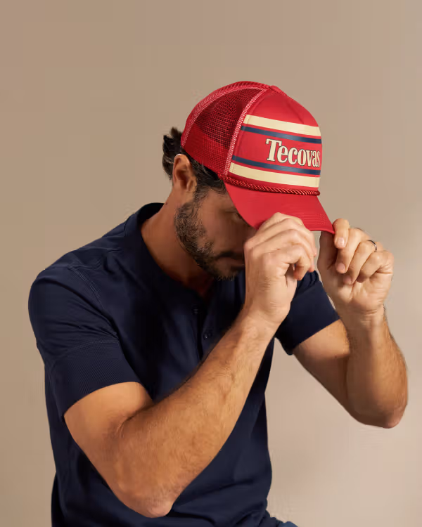 Retro Flat Brim Trucker
