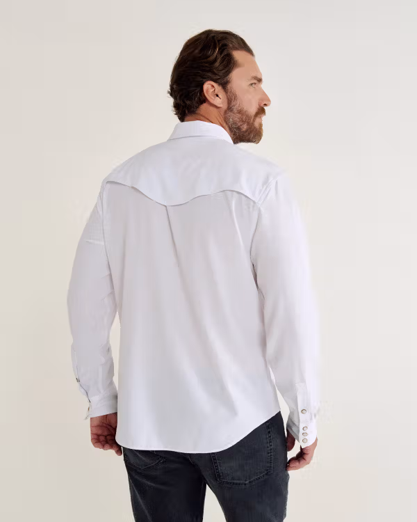 Men's Performance Long Sleeve Western Pearl Snap - Classic Fit