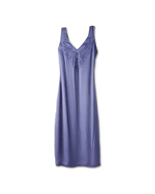 Women's Embroidered Slip Dress