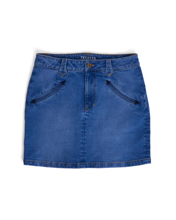 Women's Smile Pocket Denim Skirt