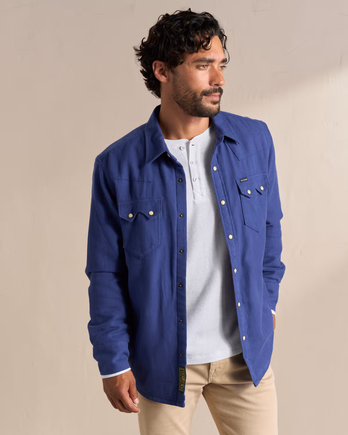 Men's Sawtooth Pearl Snap Shacket