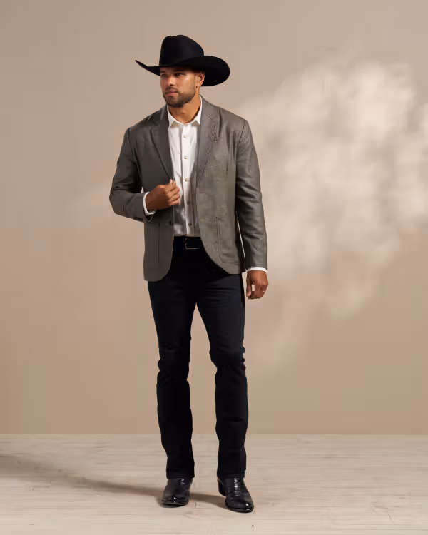 Men's Western Tweed Blazer