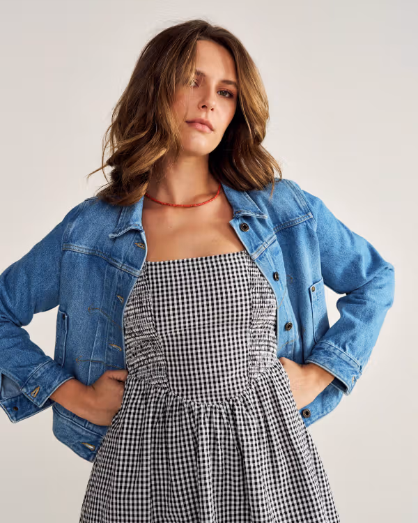 Women's Denim Trucker Jacket