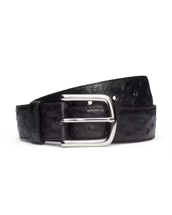 Men's Ostrich Belt