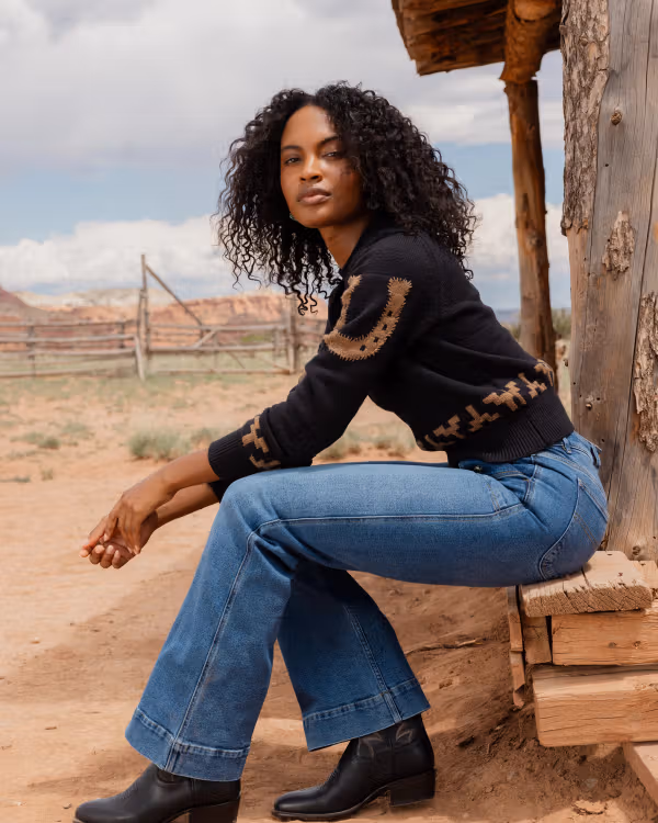 Women's High-Rise Flare Jeans