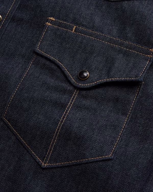 Men's Denim Pearl Snap