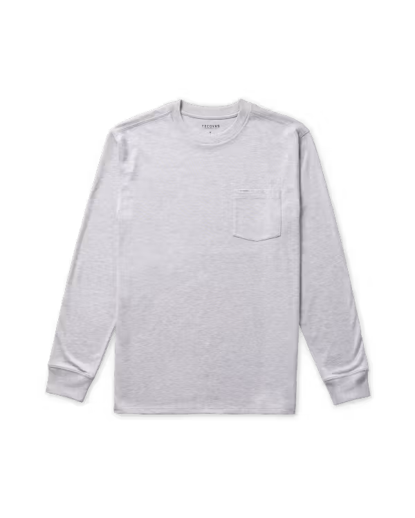 Men's Long Sleeve Standard Issue Heather Pocket Tee