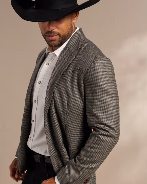 Men's Western Tweed Blazer