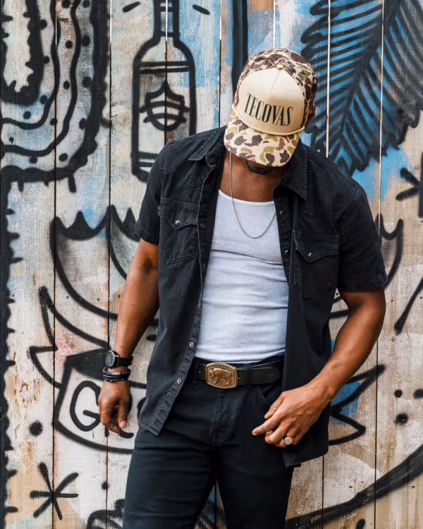 Men's Denim Short Sleeve Pearl Snap