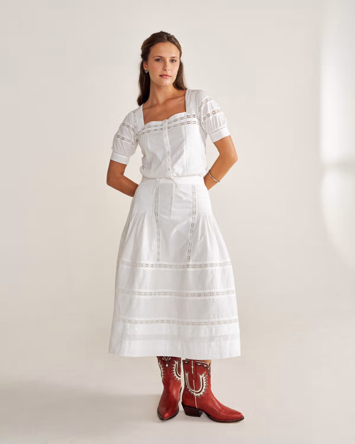 Women's Cotton Poplin Top