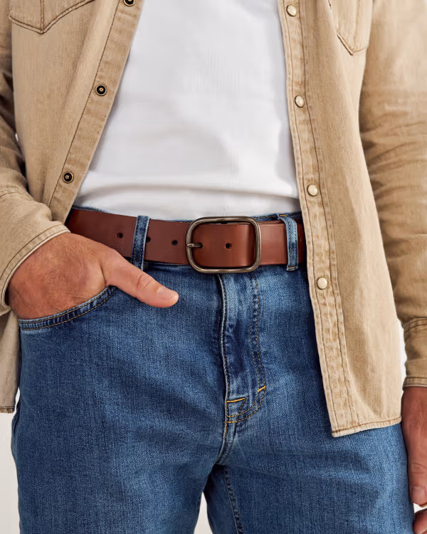 Men's Harness Leather Belt
