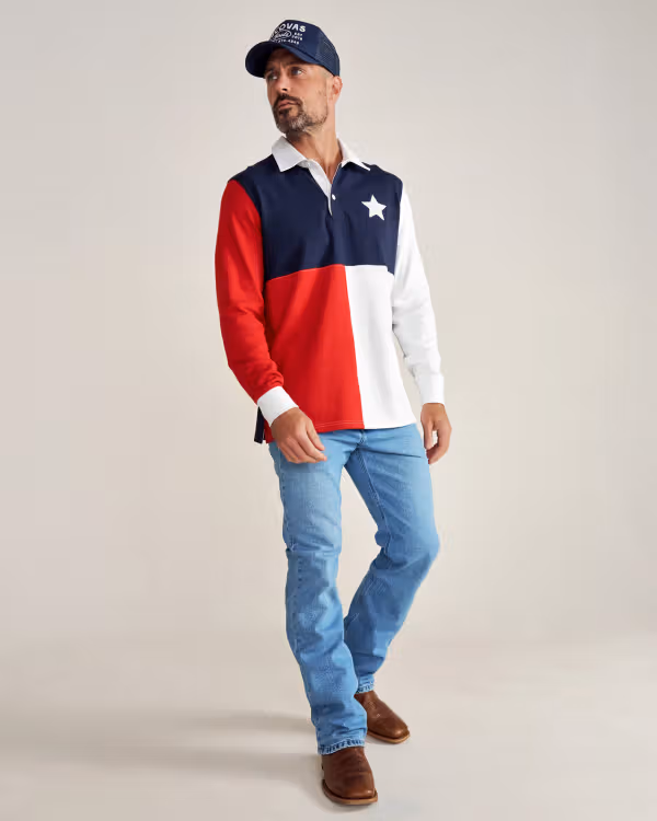 Men's Long Sleeve Polo