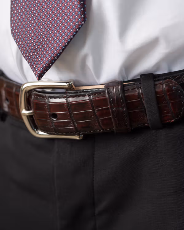 Men's Crocodile Belt