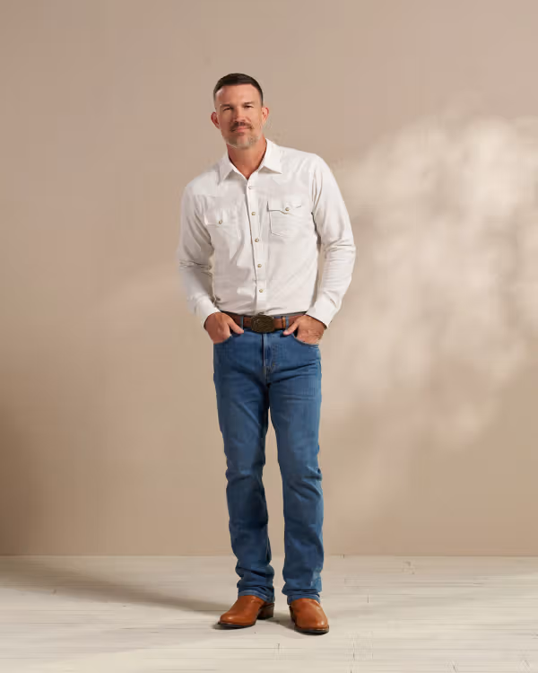 Men's Flying-T Foundation Weight Pearl Snap