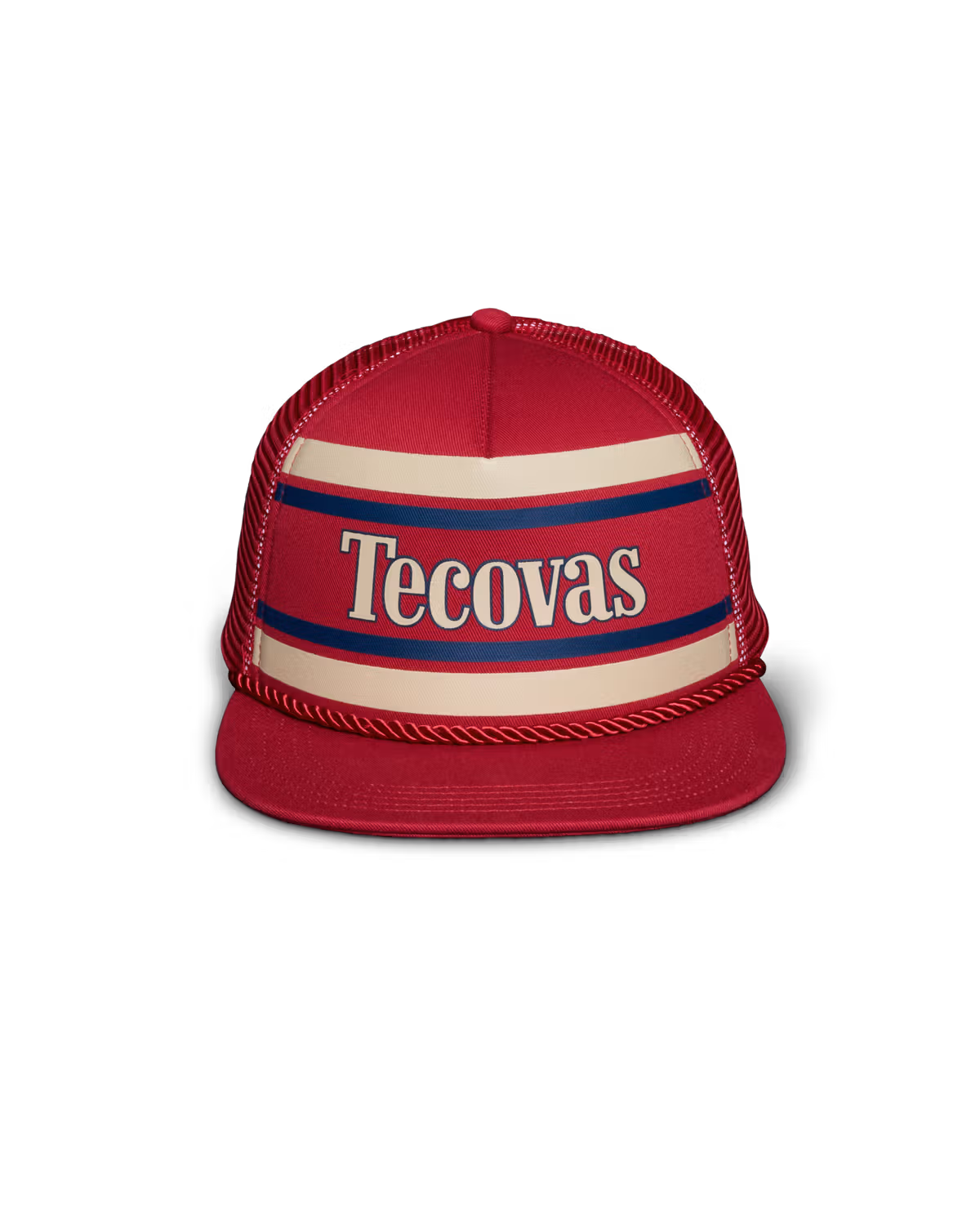 Retro Flat Brim Trucker