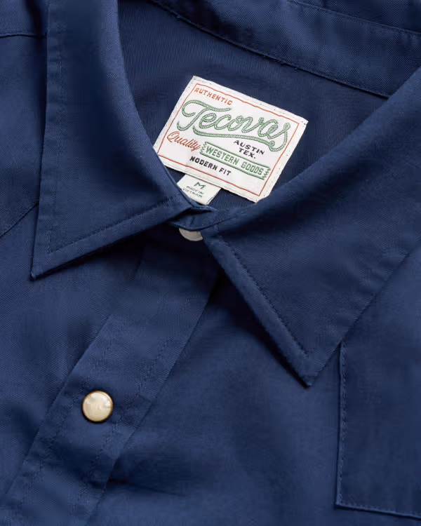 Men's Sawtooth Short Sleeve Pearl Snap