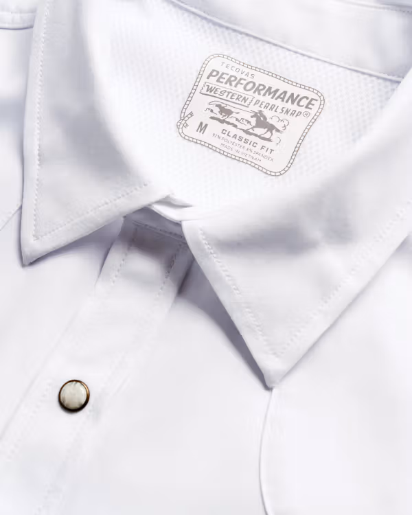 Men's Performance Long Sleeve Western Pearl Snap - Classic Fit