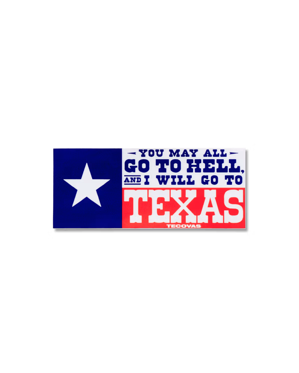 Tecovas Red Logo Sticker