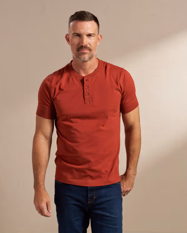 Men's Standard Issue Short Sleeve Henley