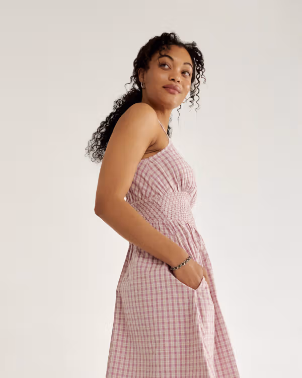 Women's Tiered Midi Dress