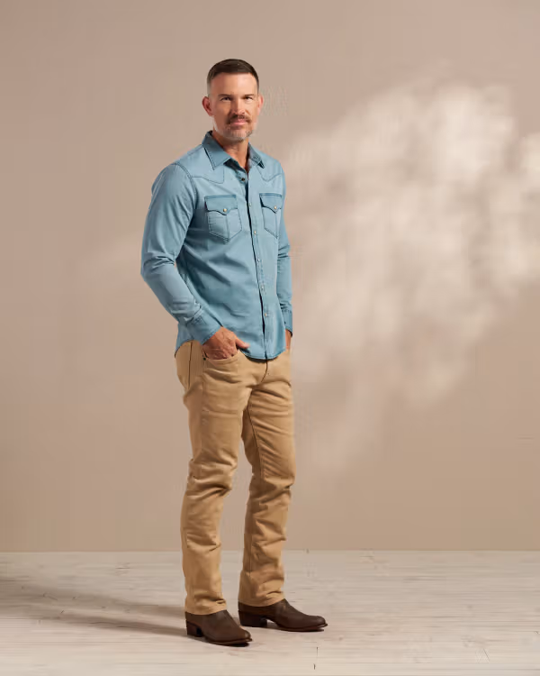 Men's Flying-T Thorn Stopper Pearl Snap