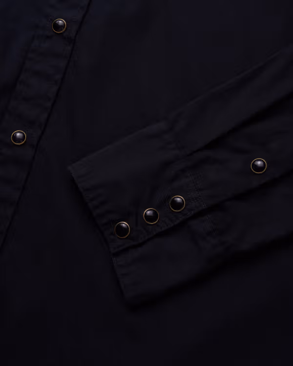 Men's Vintage Weight Sawtooth Cotton Pearl Snap