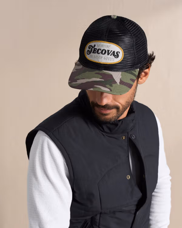 Tecovas Camo Trucker Hat
