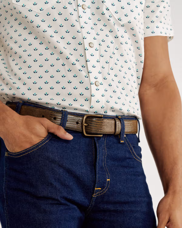 Men's Lizard Belt