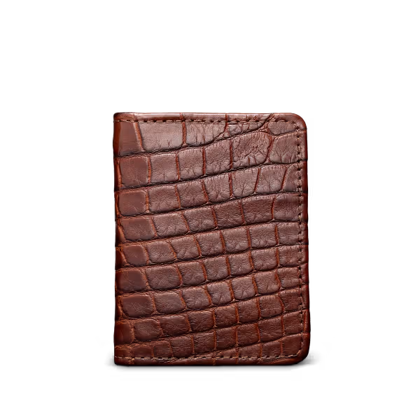 Alligator Bifold Card Case