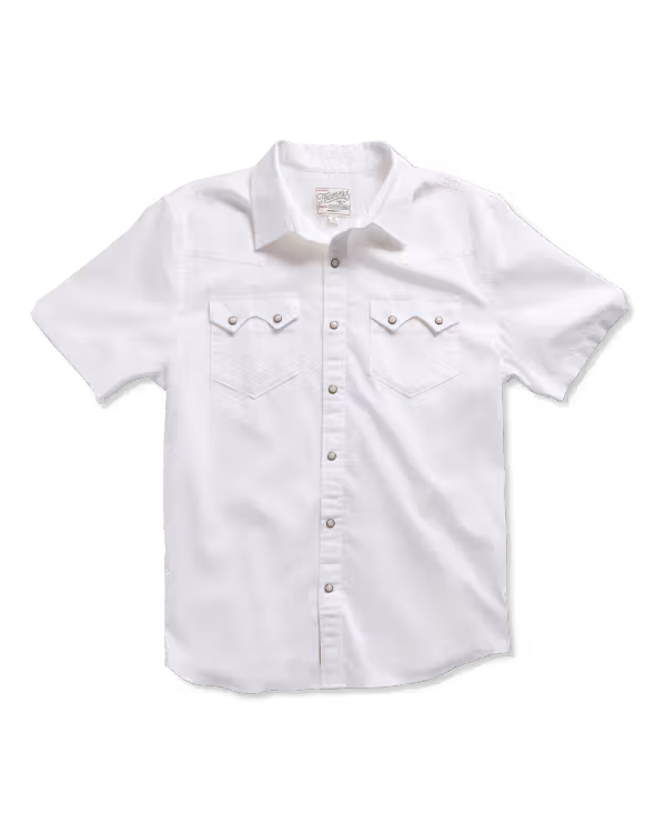 Men's Sawtooth Short Sleeve Pearl Snap