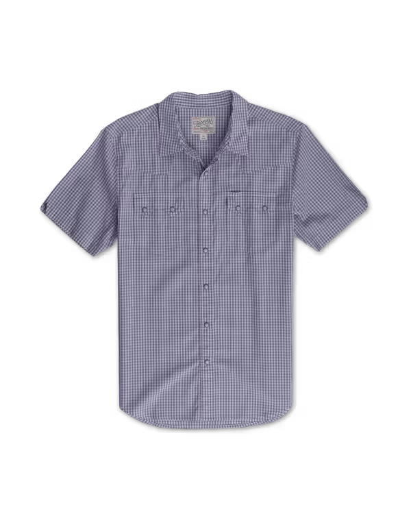 Men's Sawtooth Short Sleeve Pearl Snap