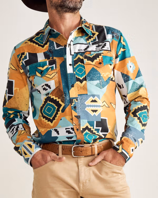 Men's Flying-T Thorn Stopper Pearl Snap