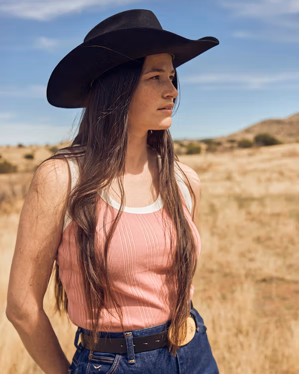 Women's Scoop Neck Ribbed Tank