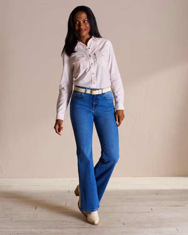 Women's Mid-Rise Bootcut Jeans