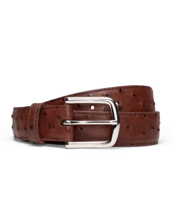 Men's Ostrich Belt