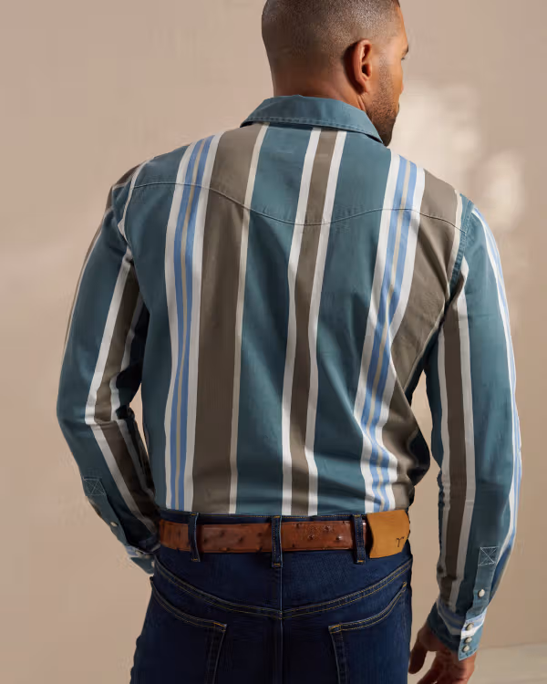 Men's Flying-T Thorn Stopper Pearl Snap