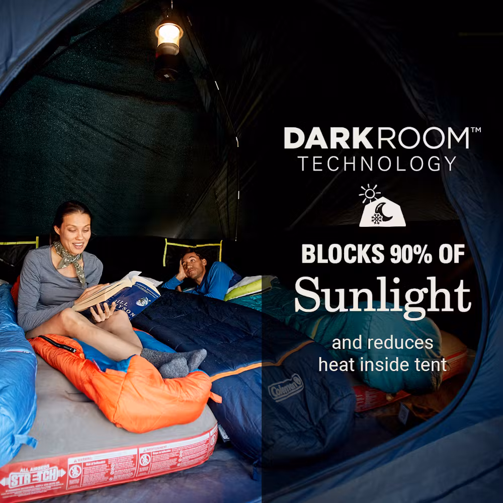 Skydome™ 6-Person Screen Room Camping Tent with Dark Room™ Technology