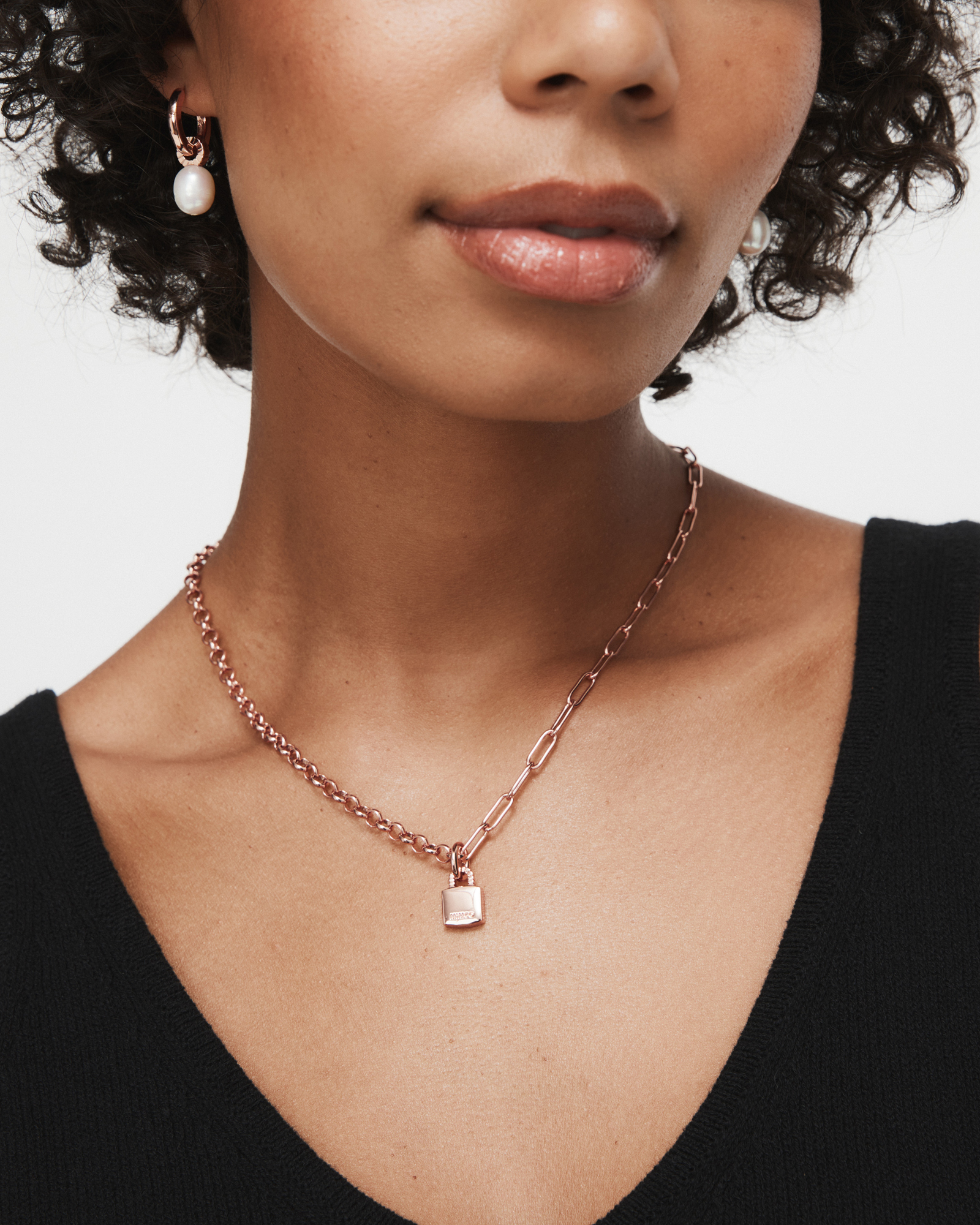 Mimco Lock-it Choker Necklace