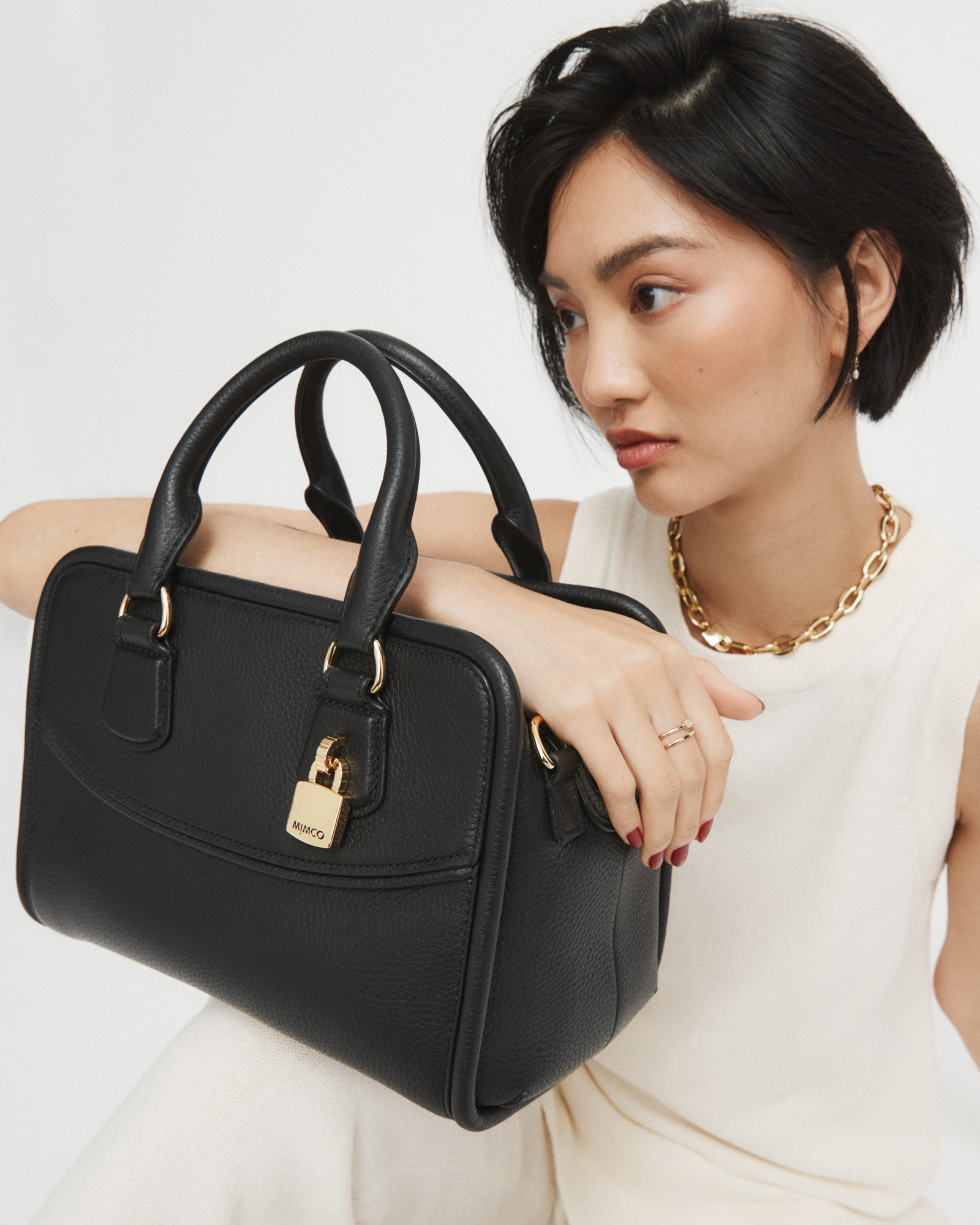 Mimco Lock-it Bowler Bag